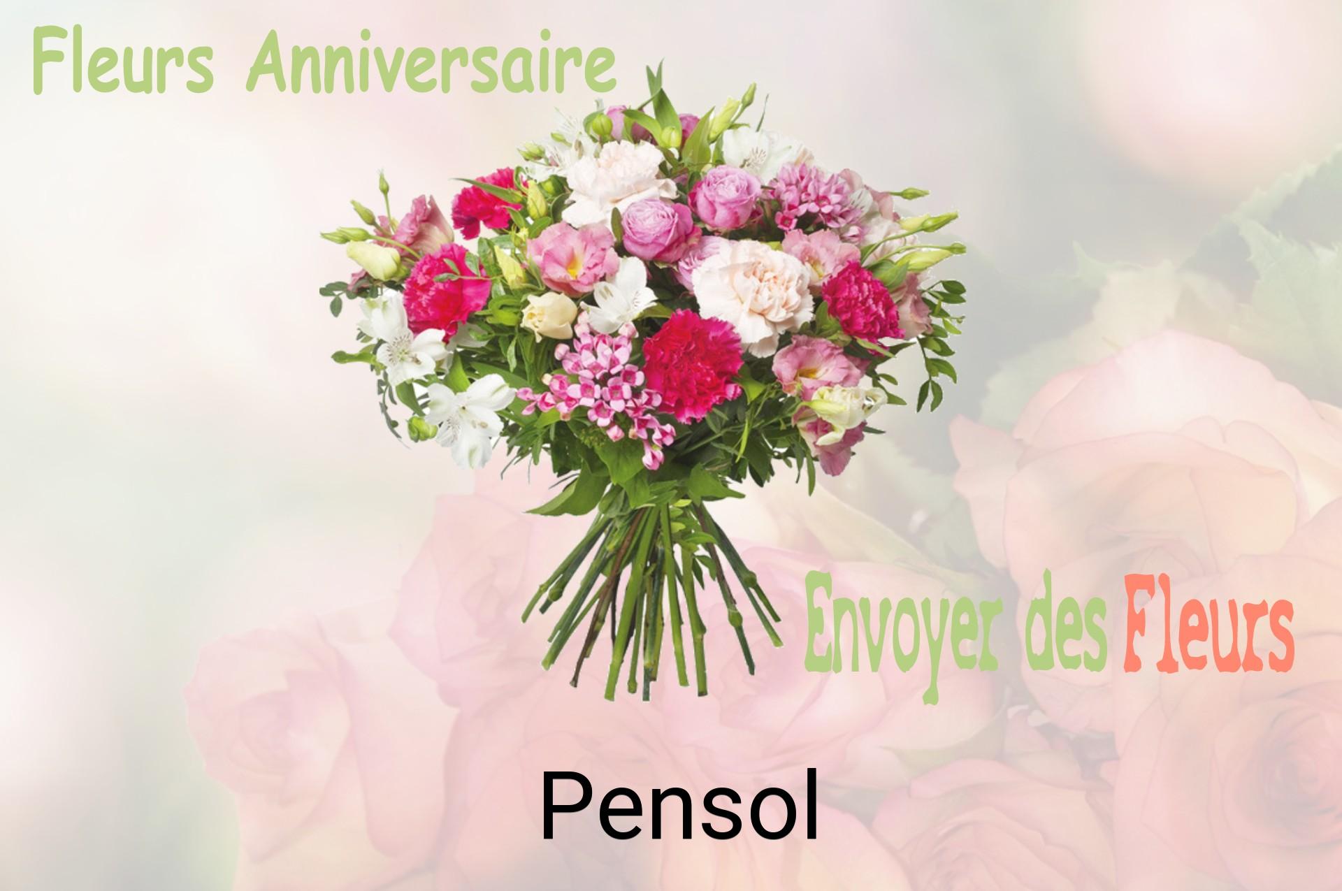 Bouquet de fleurs d’anniversaire livré à Pensol