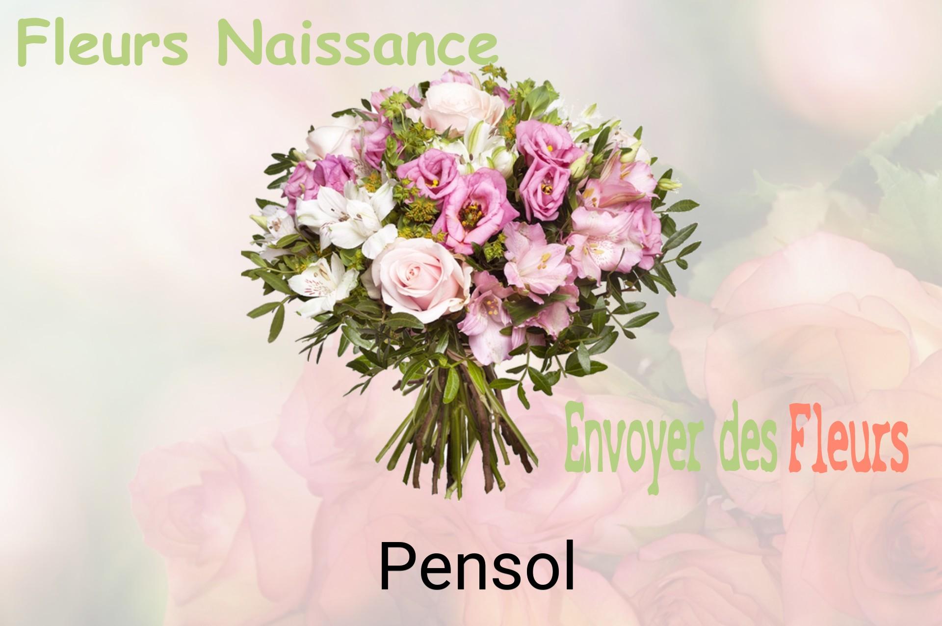 Bouquet de fleurs de naissance livré à Pensol